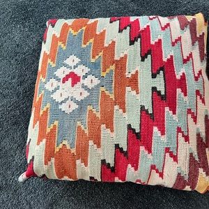 Vintage Rug Pillow Cover w/ Insert